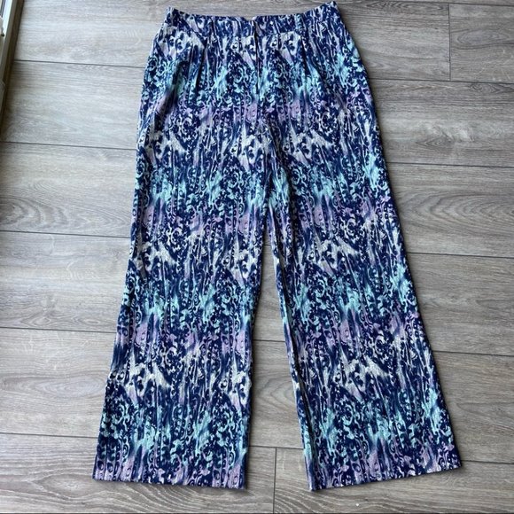 BCBGMAXAZRIA Jaques Printed Wide-Leg Pant - Picture 1 of 11